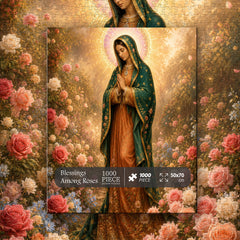 Blessings Among Roses Jigsaw Puzzle 1000 Pieces