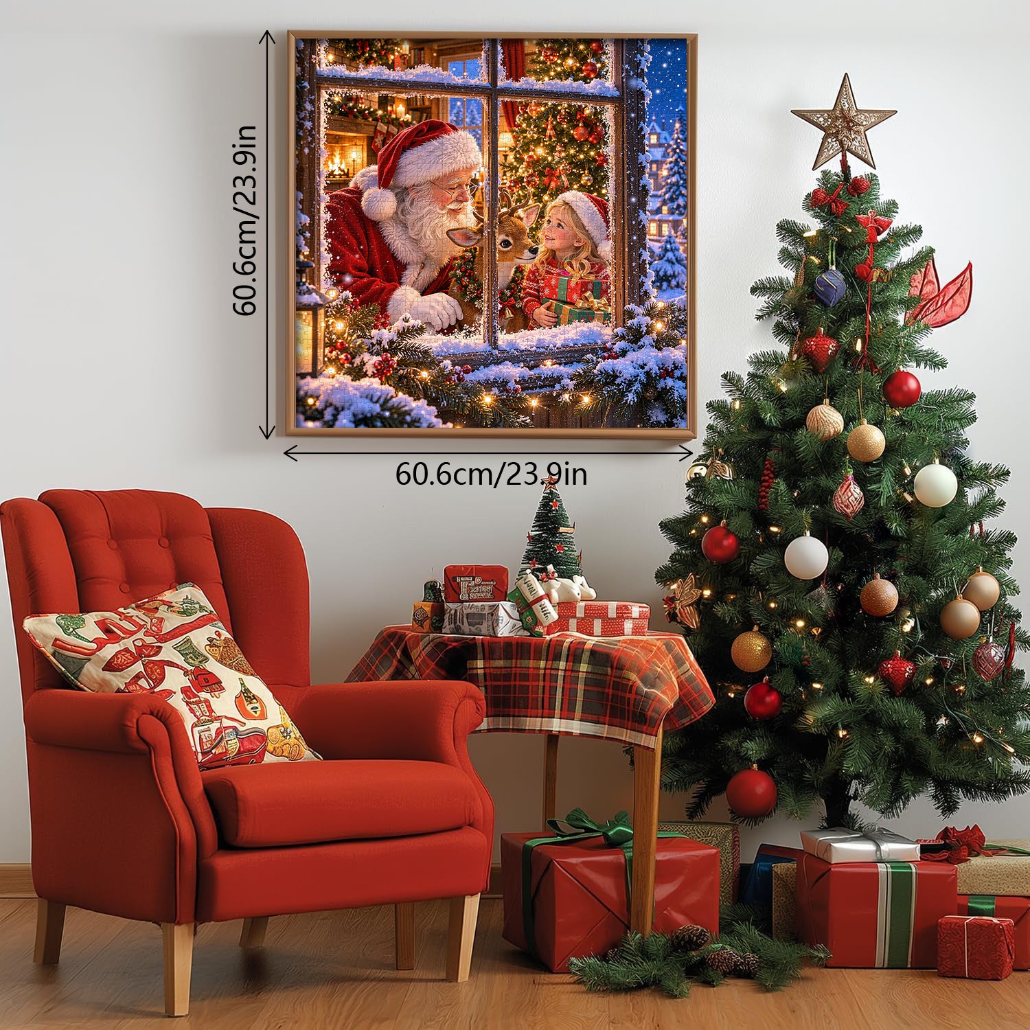 Christmas Window Jigsaw Puzzle 1000 Pieces