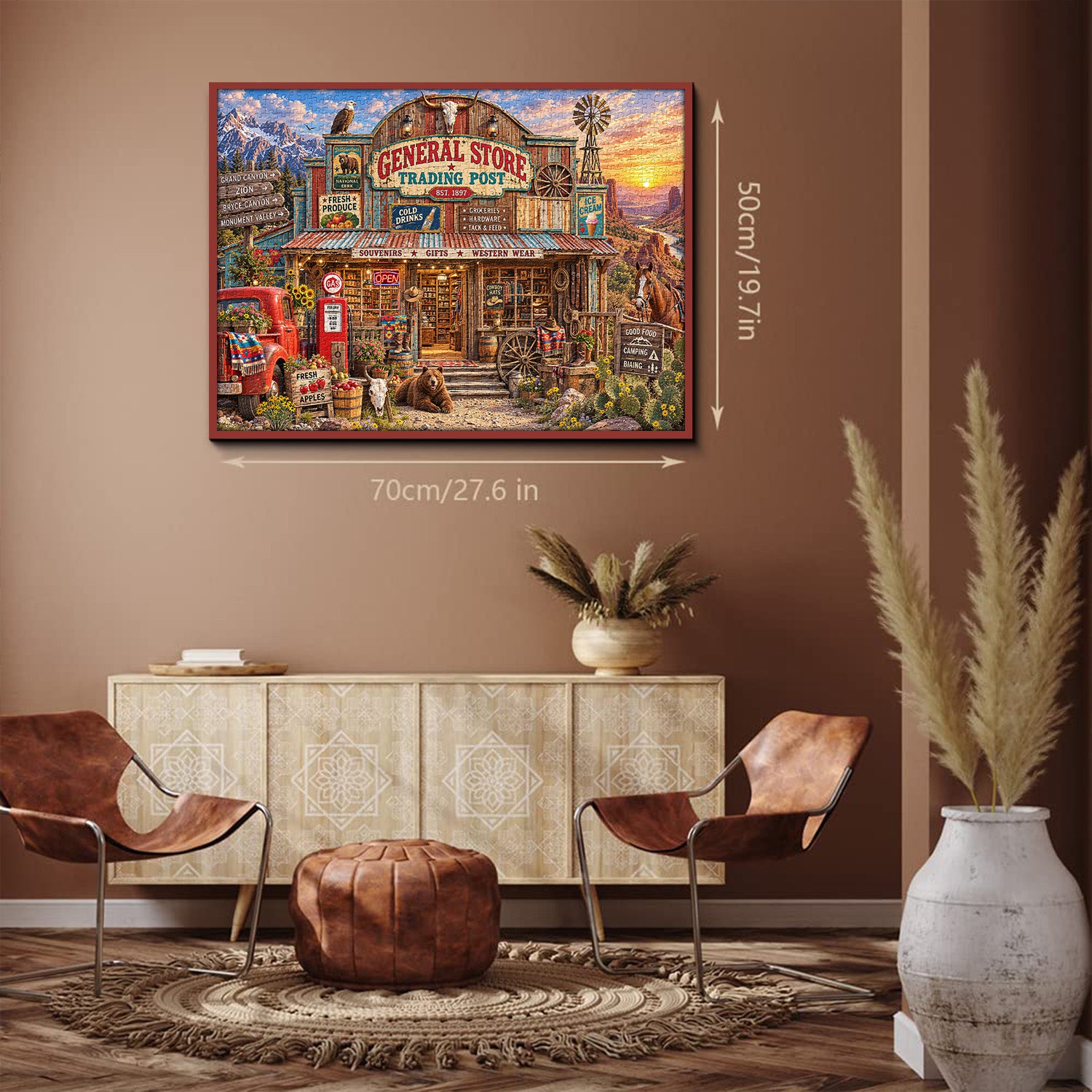 Desert Trading Post Jigsaw Puzzle 1000 Pieces