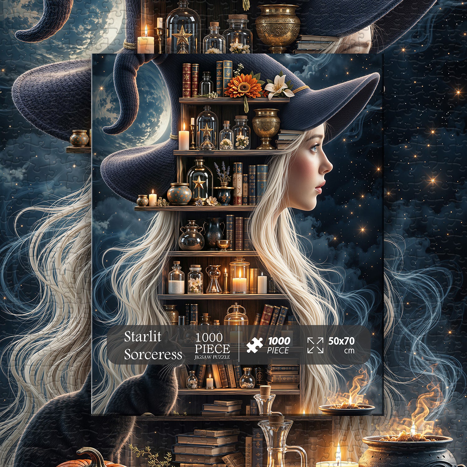 Starlit Sorceress Jigsaw Puzzle 1000 Pieces