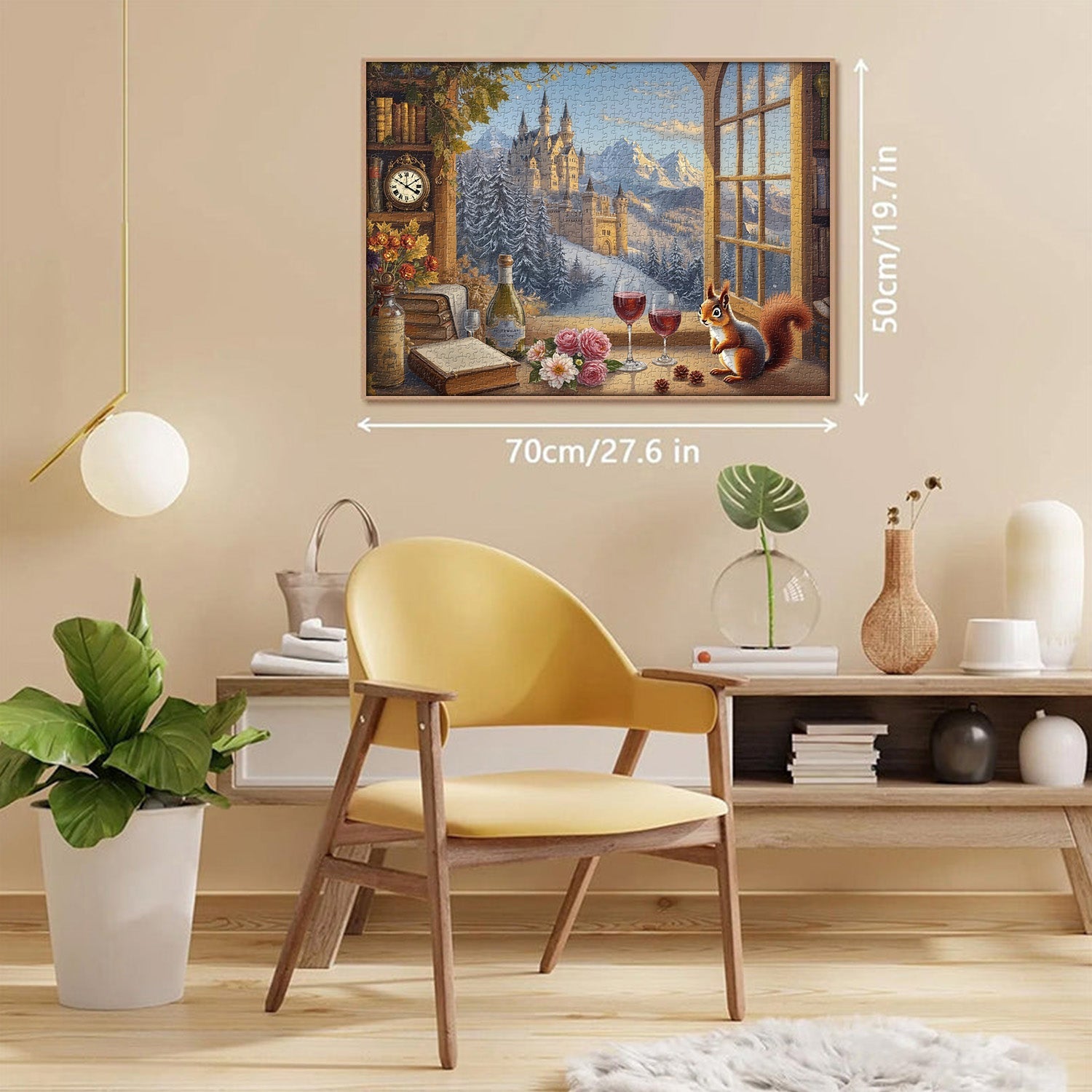 Winter Wonderland Window Jigsaw Puzzle 1000 Pieces