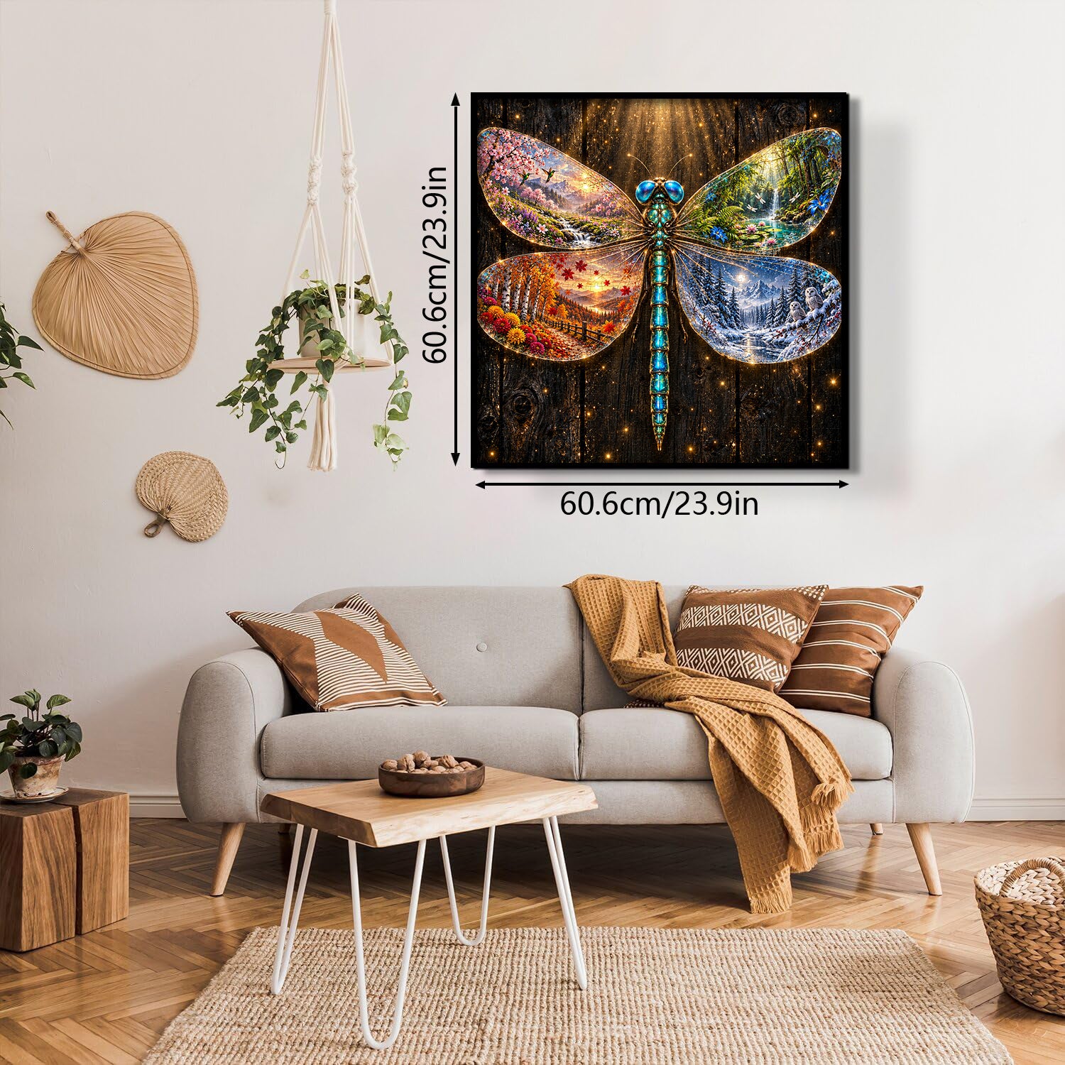 Dragonfly of Seasons Jigsaw Puzzle 1000 Pieces