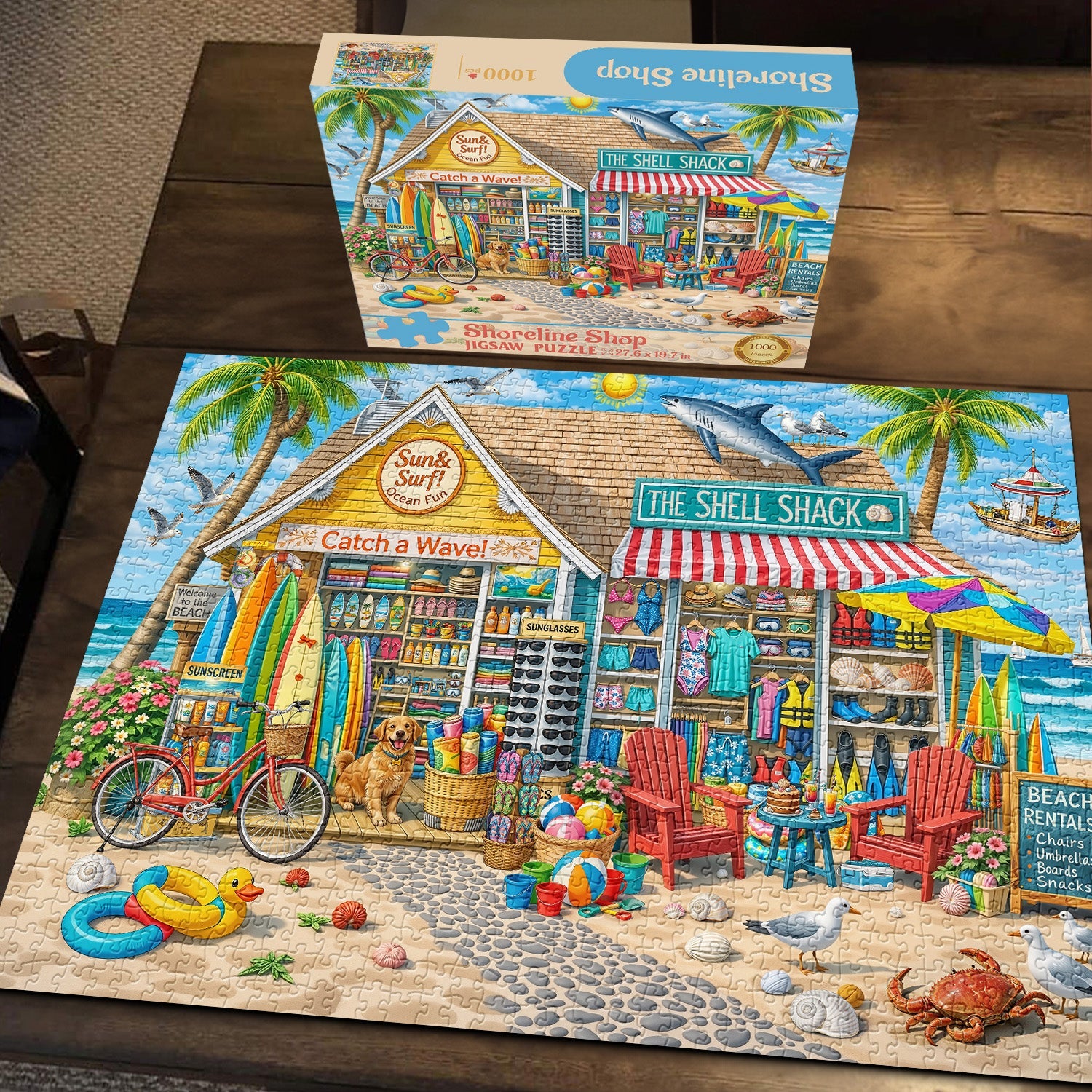 Shoreline Shop Jigsaw Puzzle 1000 Pieces