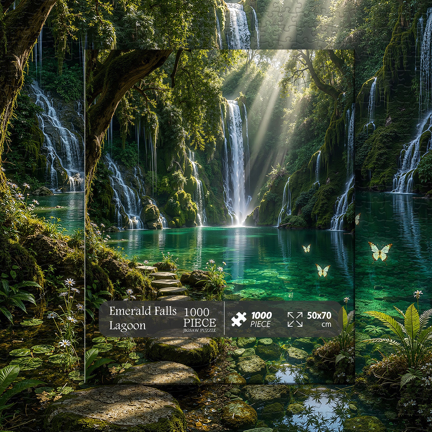 Emerald Falls Lagoon Puzzle 1000 Teile
