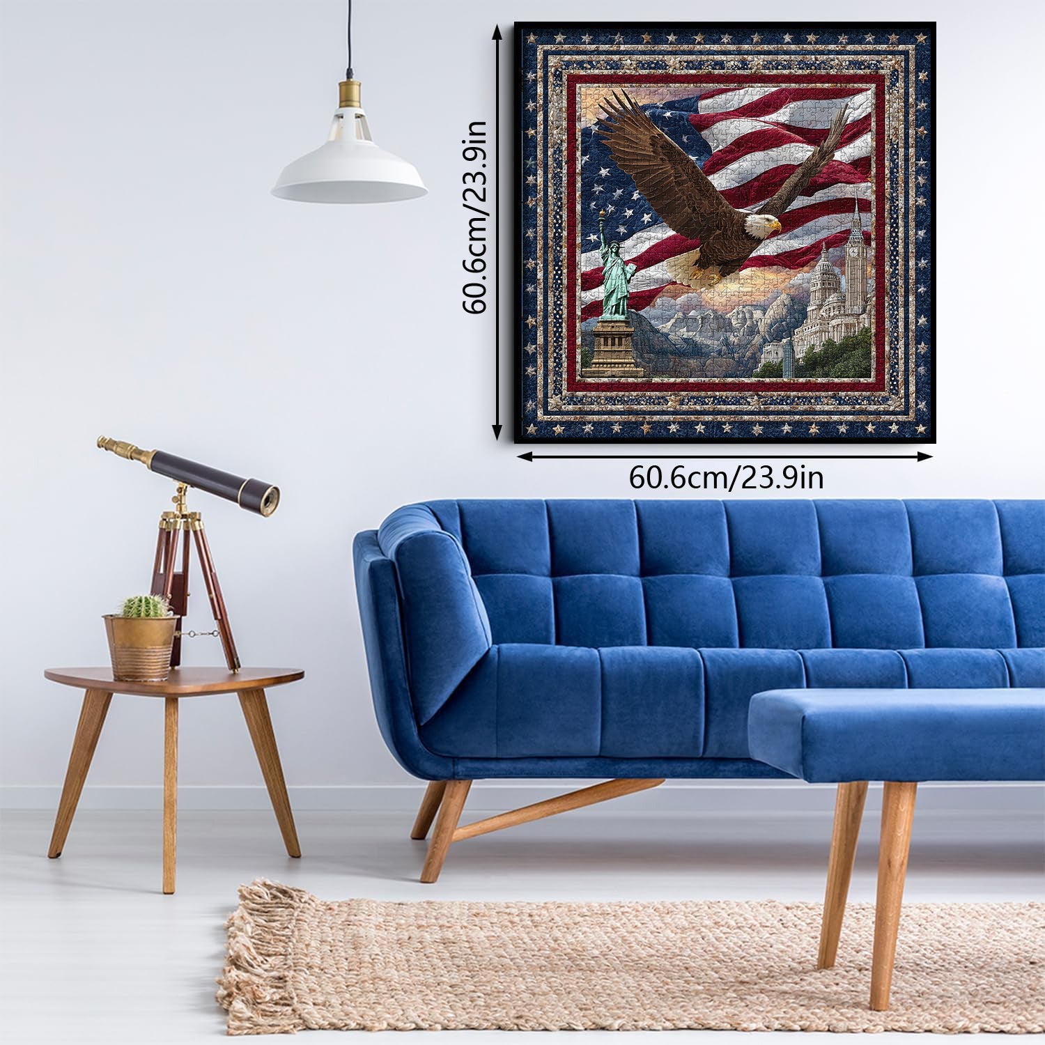 Puzzle Aigle sur la Liberté 1000 pièces