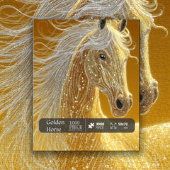 Puzzle Cheval d'Or 1000 pièces