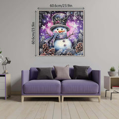 Diamond Snowman Jigsaw Puzzle 1000 Pieces