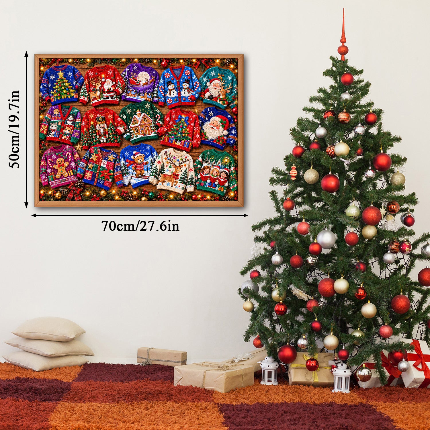 Puzzle du spectacle de pulls de Noël 1000 pièces