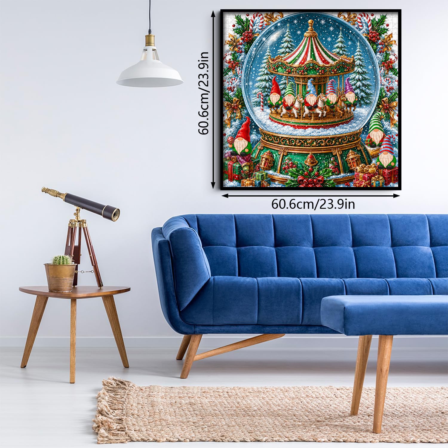 Gnome Crystal Ball Jigsaw Puzzle 1000 Pieces