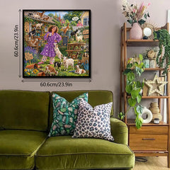 Goat Garden Jigsaw Puzzle 1000 Pieces