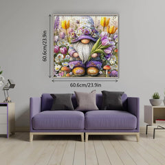 Floral Gnome Jigsaw Puzzle 1000 Pieces