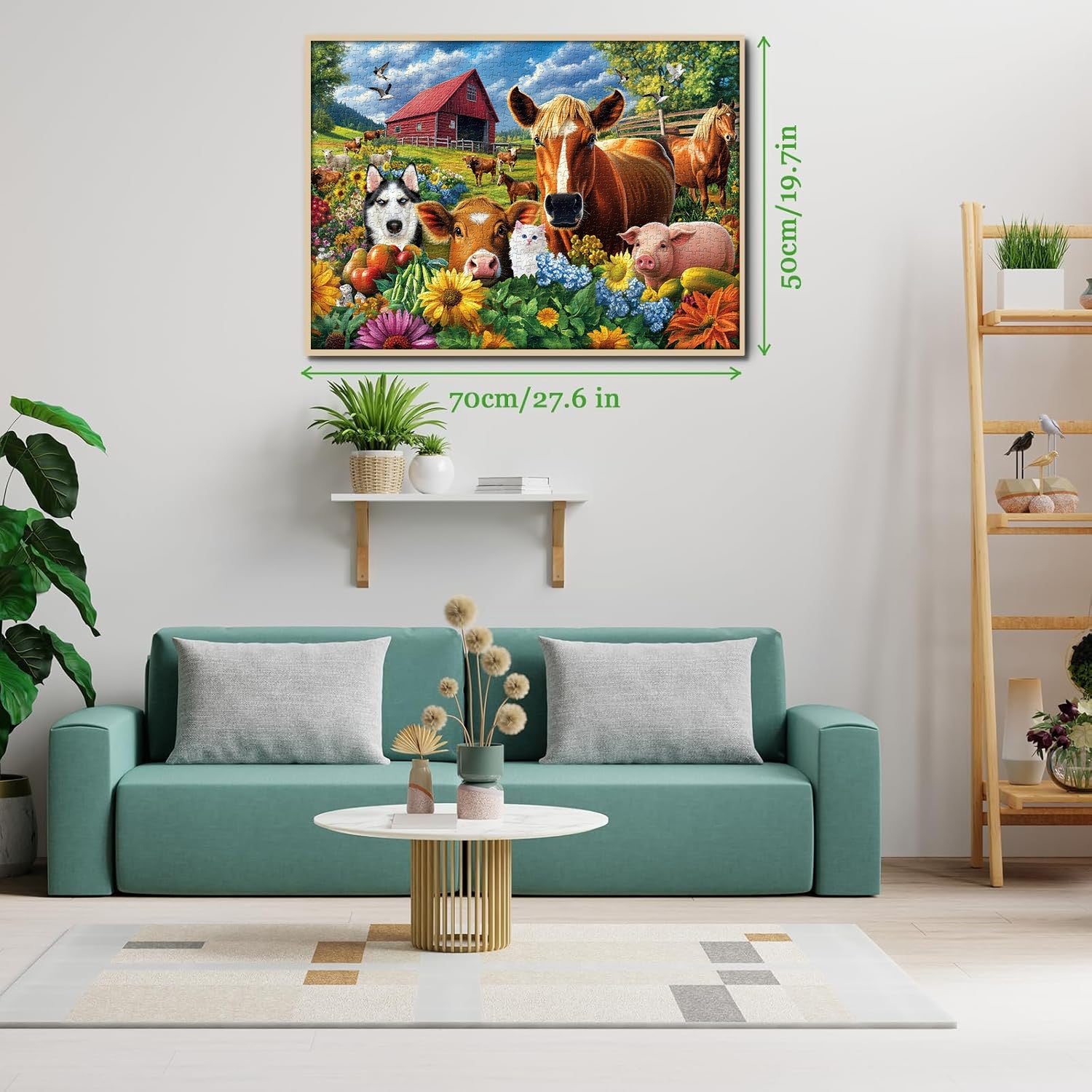 Farm Partners Jigsaw Puzzle 1000 Pieces