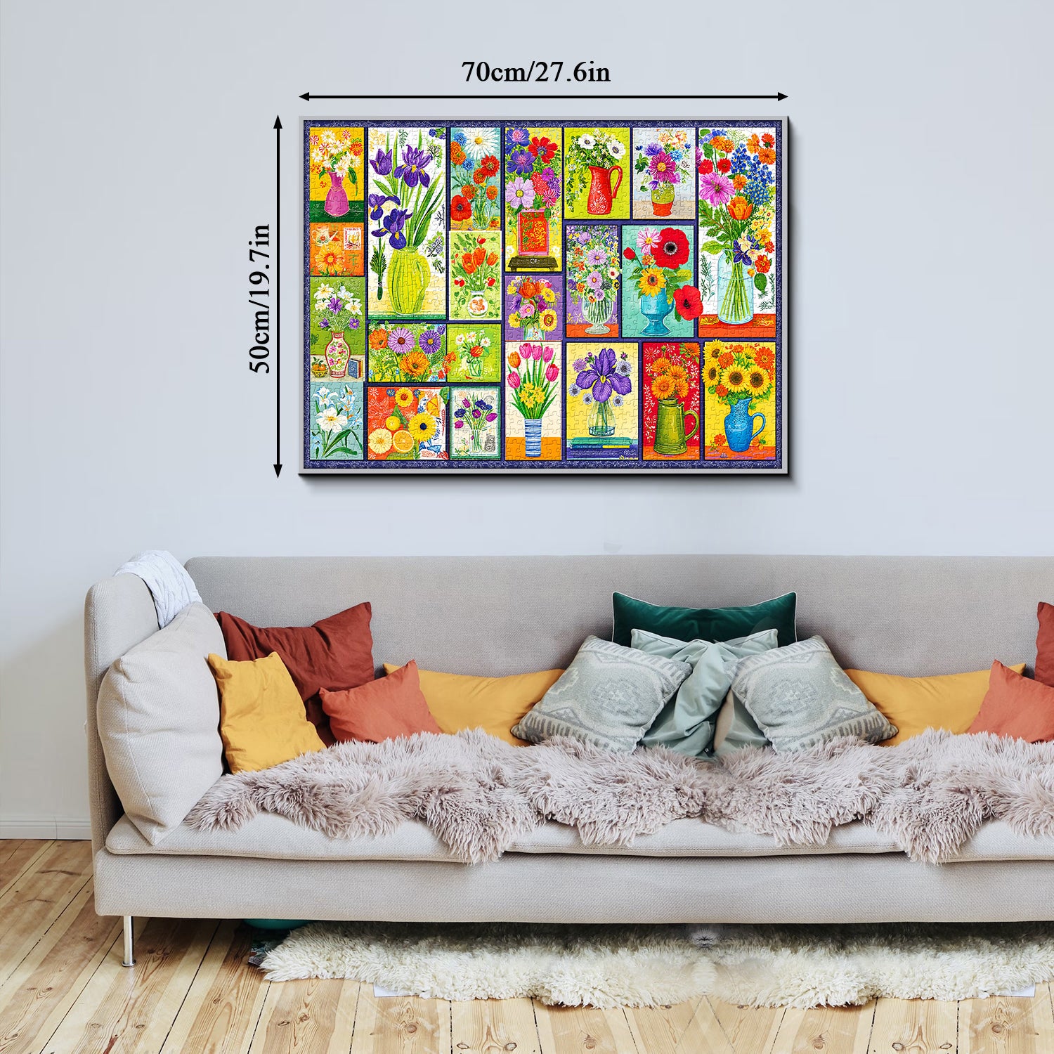 Floral Collage Jigsaw Puzzle 1000 Pieces