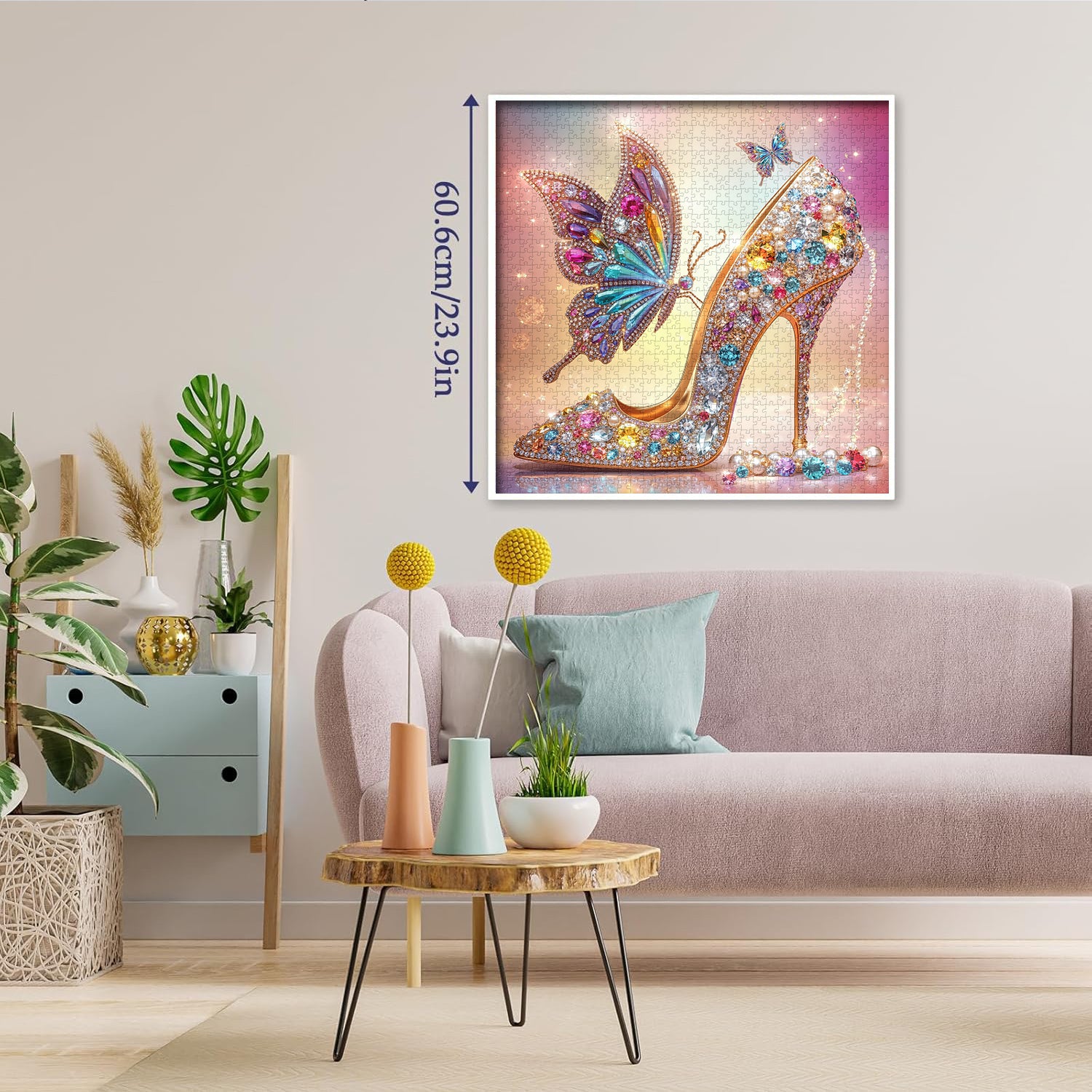 Puzzle Aurora con tacco a farfalla, 1000 pezzi