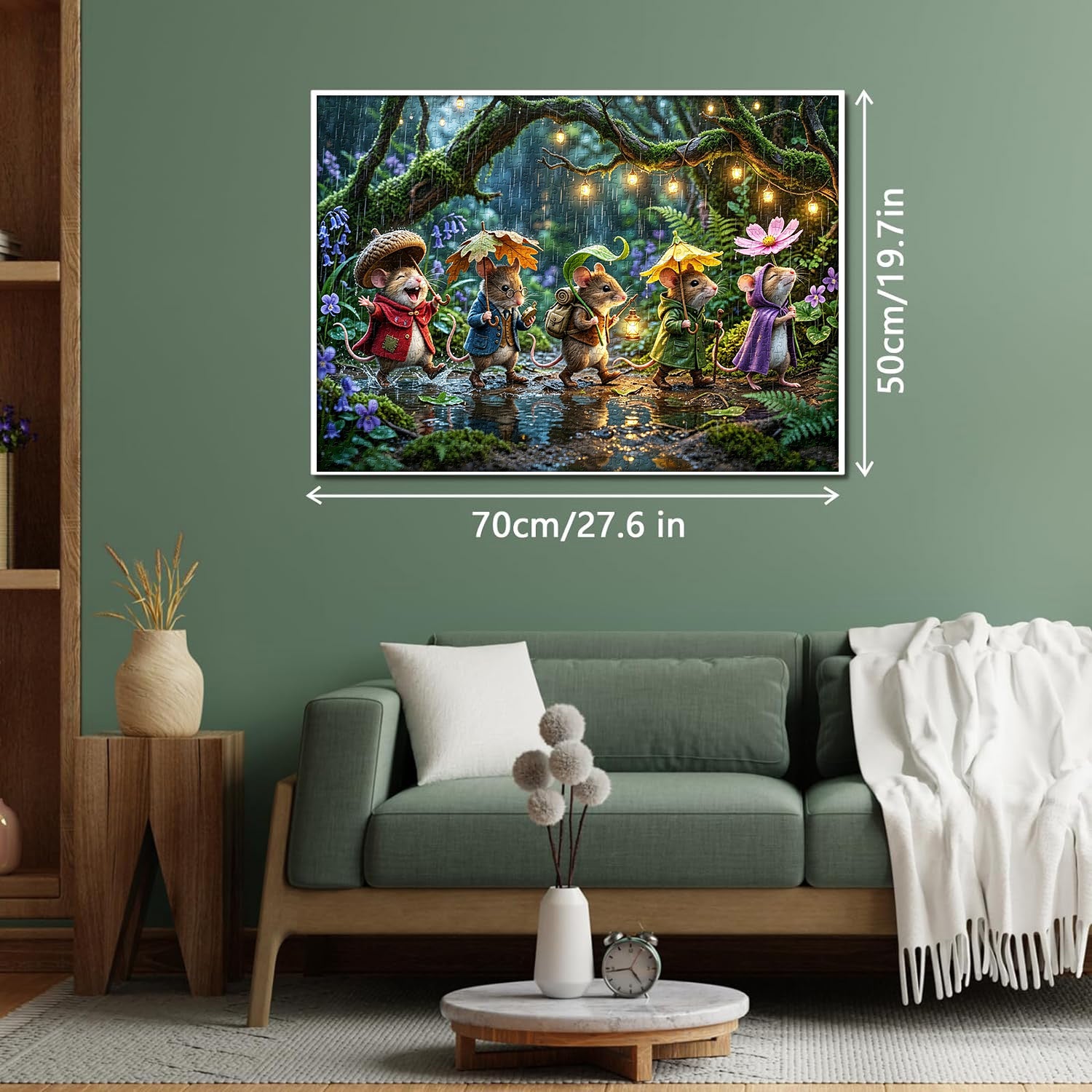 Pequeños Aventureros bajo la Lluvia Puzzle 1000 Piezas