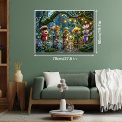 Pequeños Aventureros bajo la Lluvia Puzzle 1000 Piezas