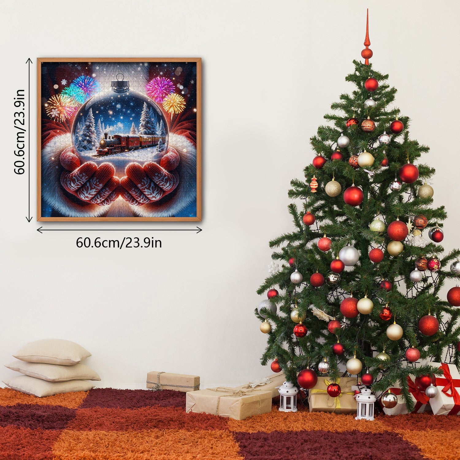 Train Crystal Ball Jigsaw Puzzle 1000 Pieces