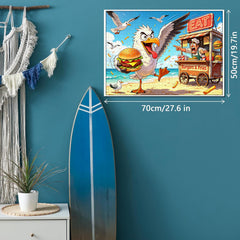 Beach Burger Bandit Jigsaw Puzzle 1000 Pieces
