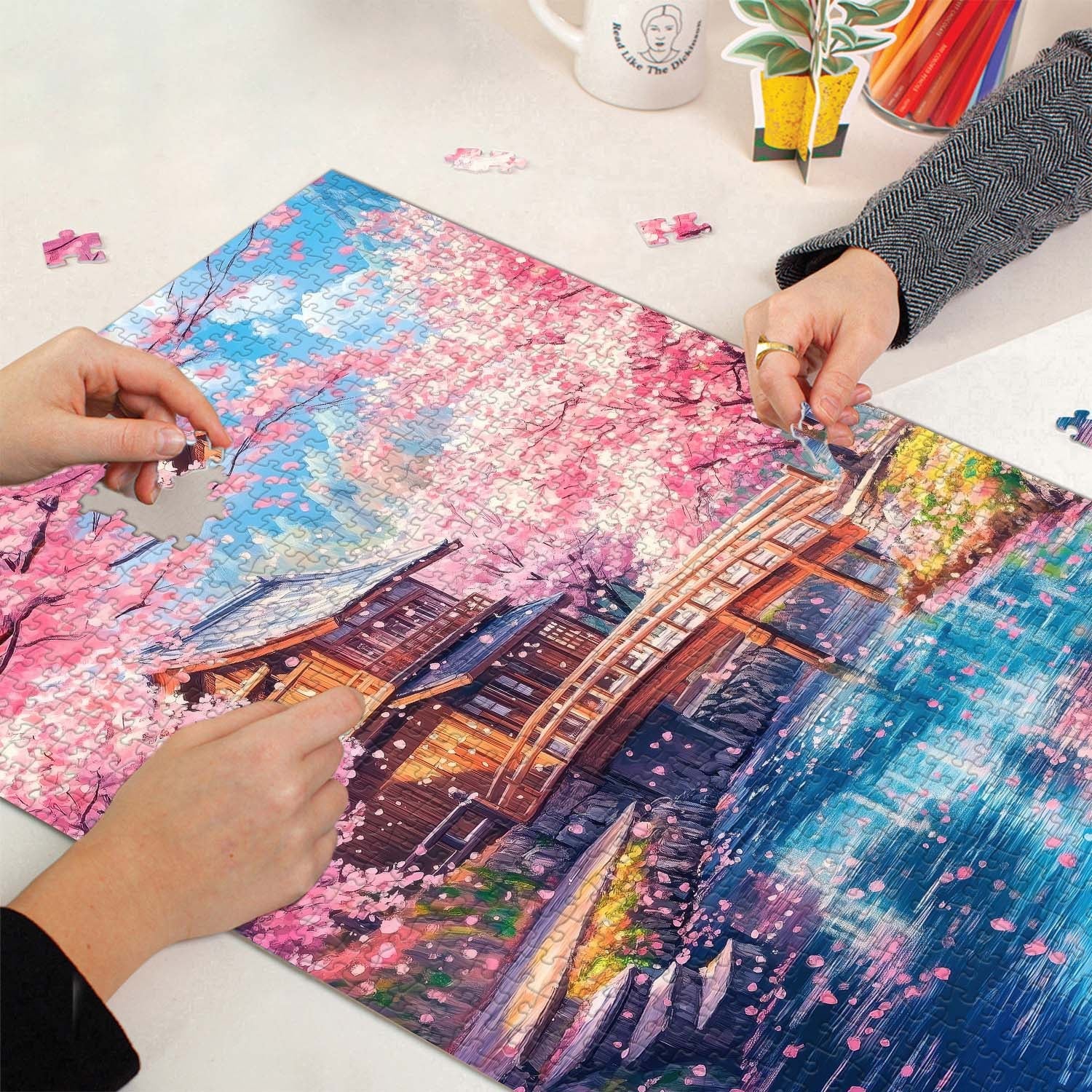 Cherry Blossom Wonderland Jigsaw Puzzle 1000 Pieces