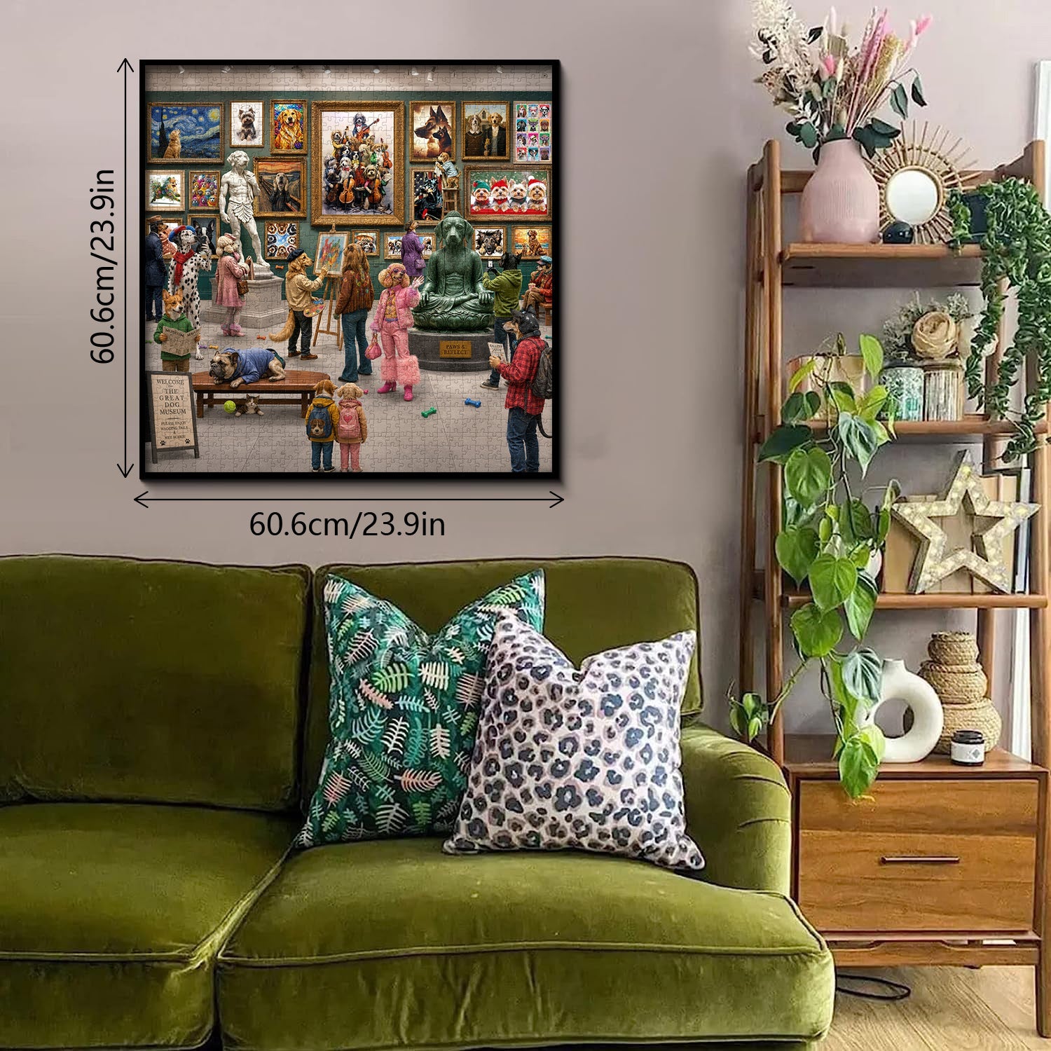 Fur & Fine Art Gallery Jigsaw Puzzle 1000 Pieces