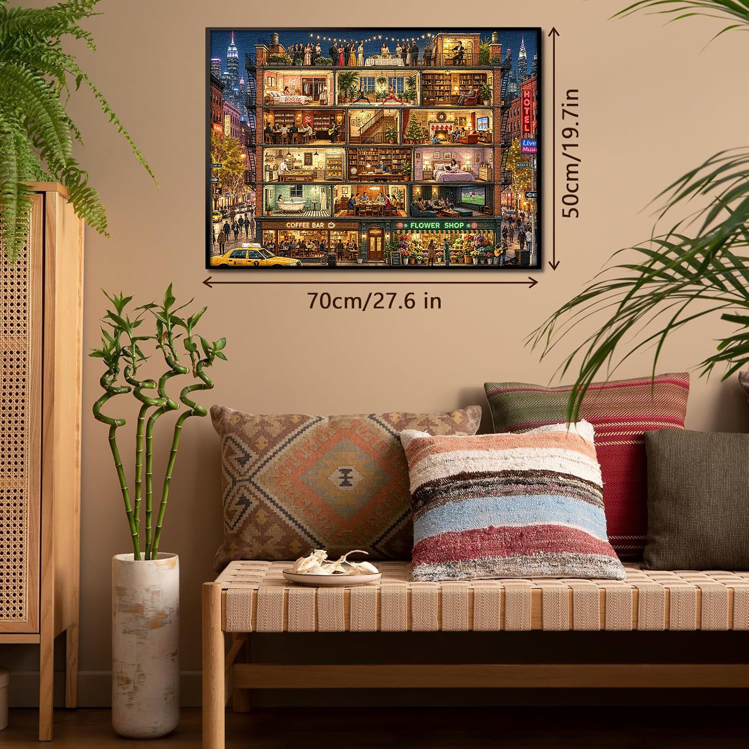 Home in Night Jigsaw Puzzle 1000 Pieces