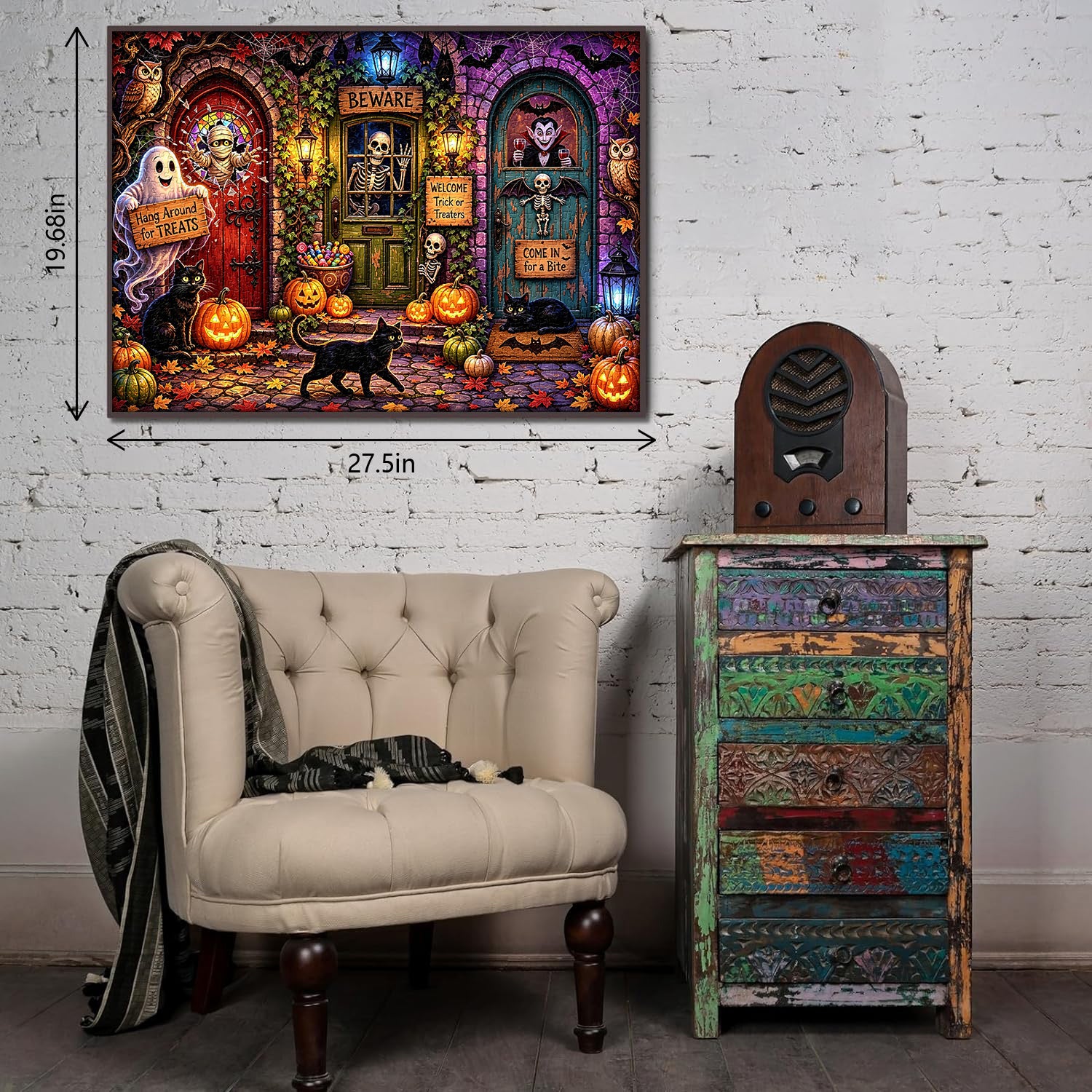 Doorways of Halloween Jigsaw Puzzle 1000 Pieces