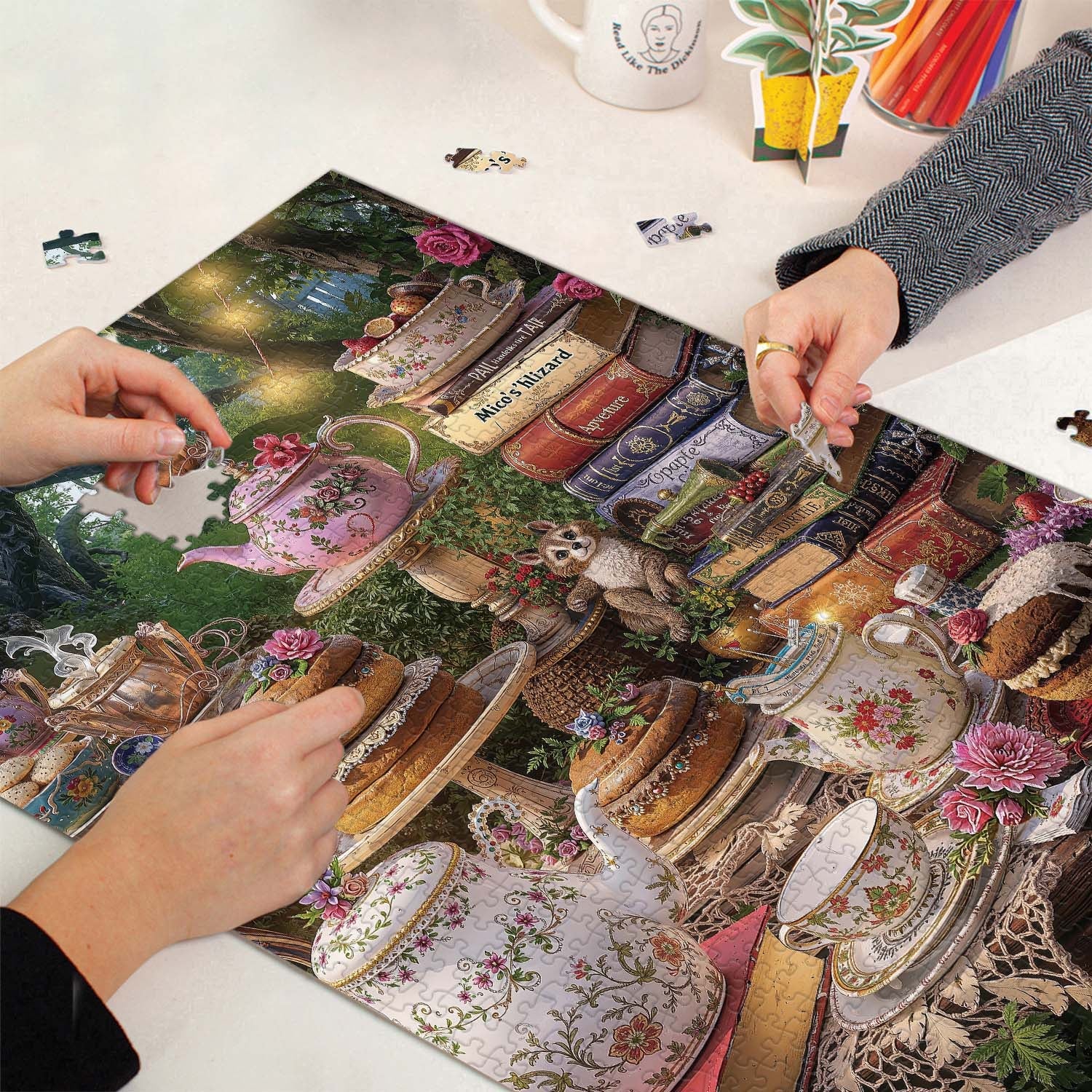 Contes de temps de teat temps puzzle 1000 pièces