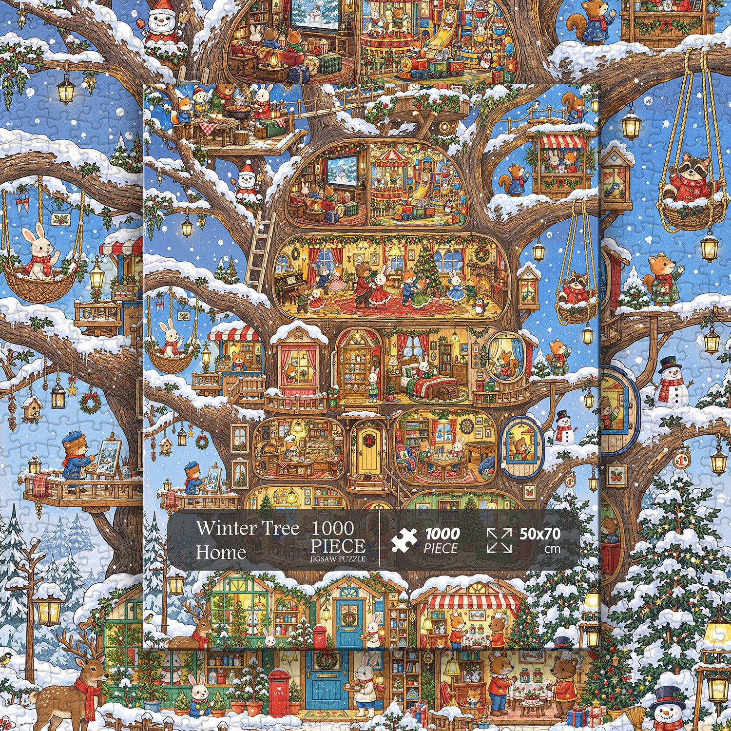 Winter Tree Home Jigsaw Puzzle 1000 Pieces