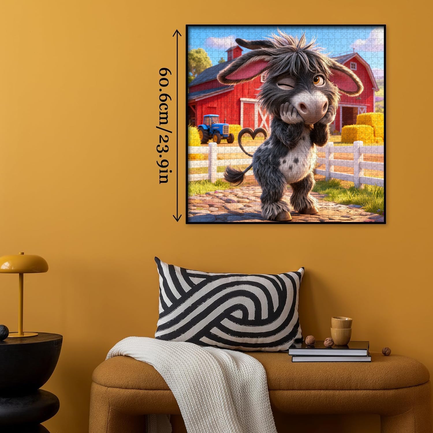 Donkey Barnyard Charm Jigsaw Puzzle 1000 Pieces