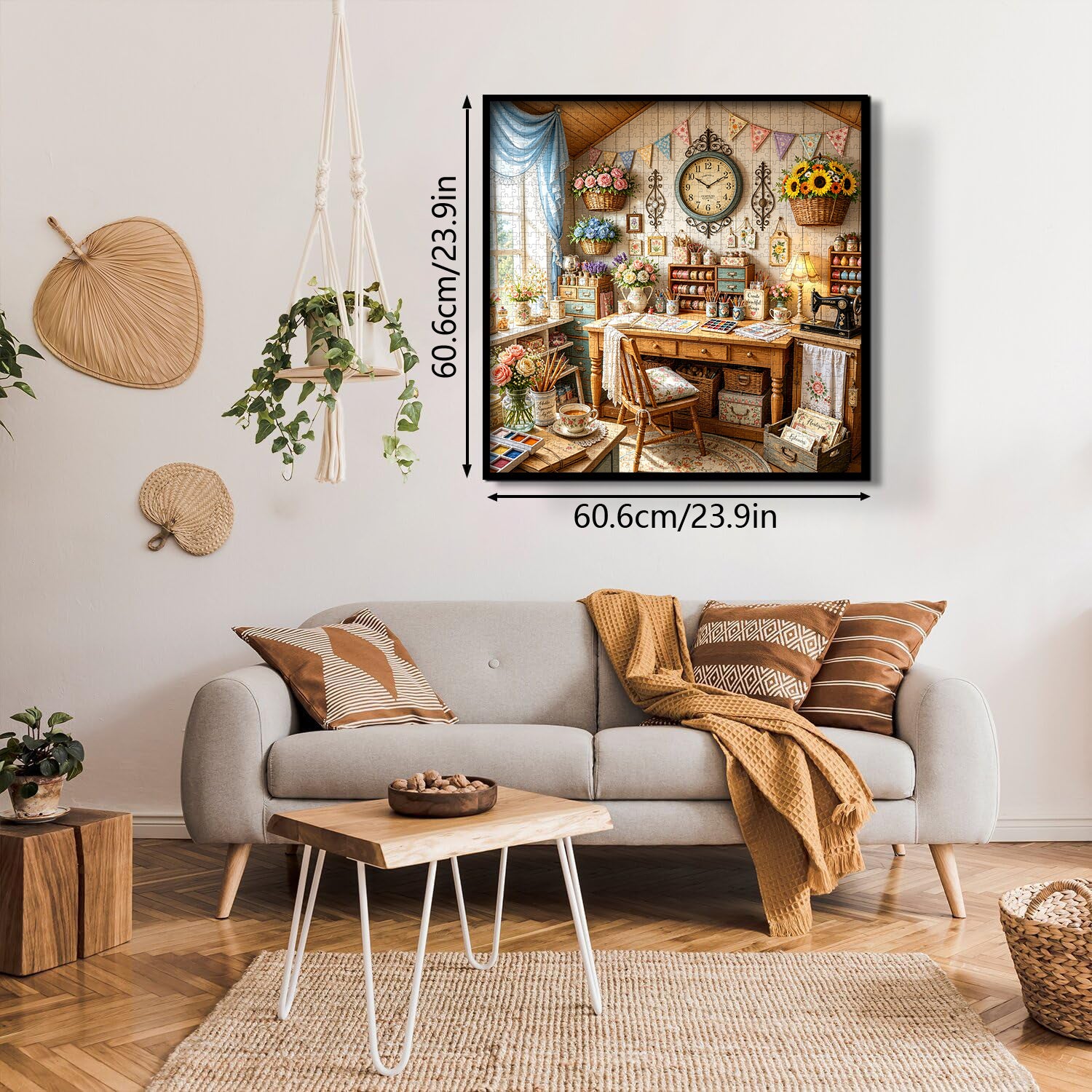 Vintage Art Cottage Jigsaw Puzzle 1000 Pieces