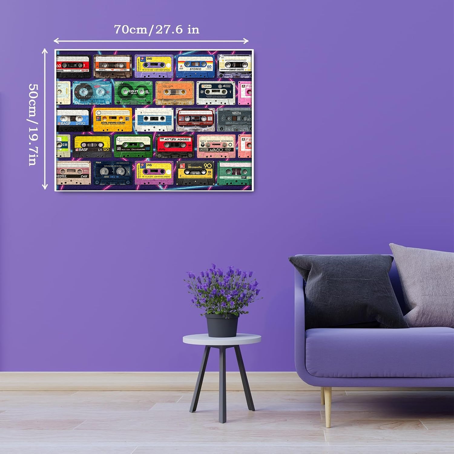 Puzzle di cassette vintage da 1000 pezzi