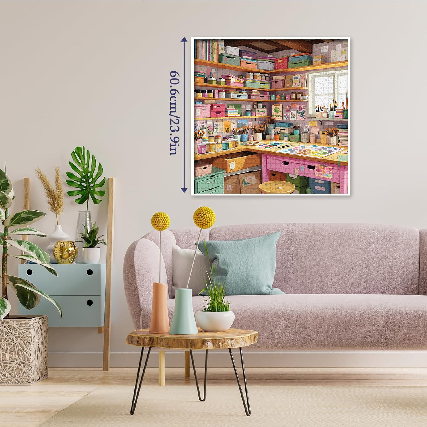 Buntes Art Studio-Puzzle, 1000 Teile