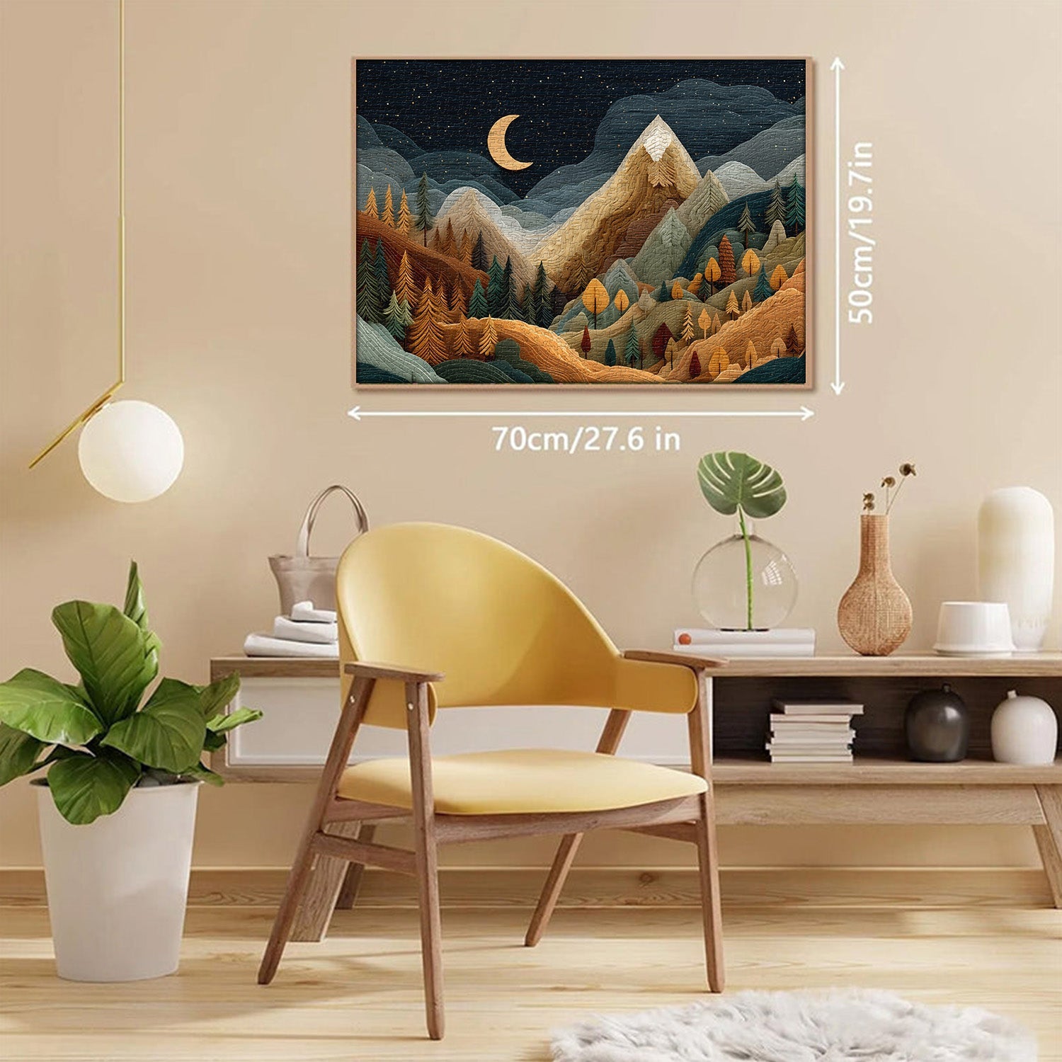 Puzzle di montagne in legno da 1000 pezzi