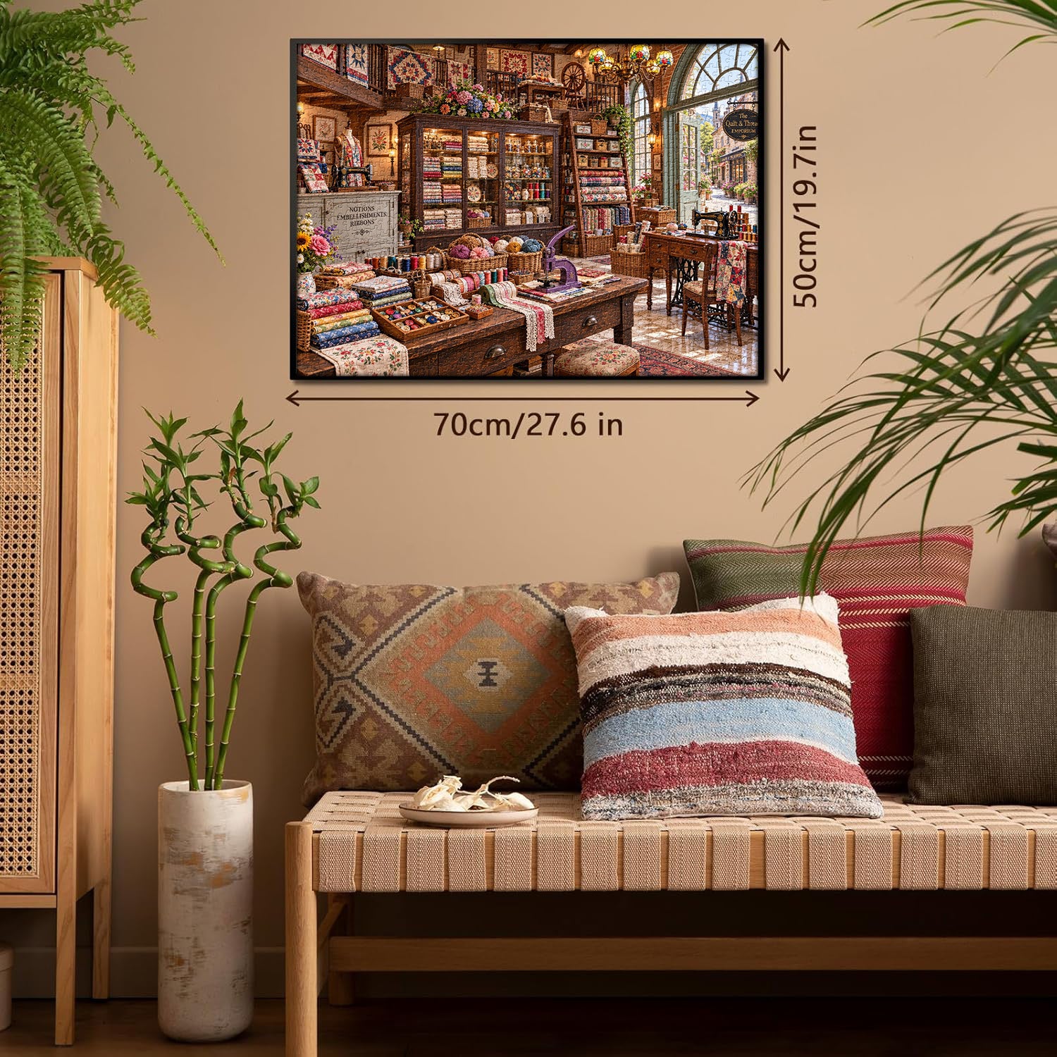 Quilt & Thread Shop Jigsaw Puzzle 1000 Pieces