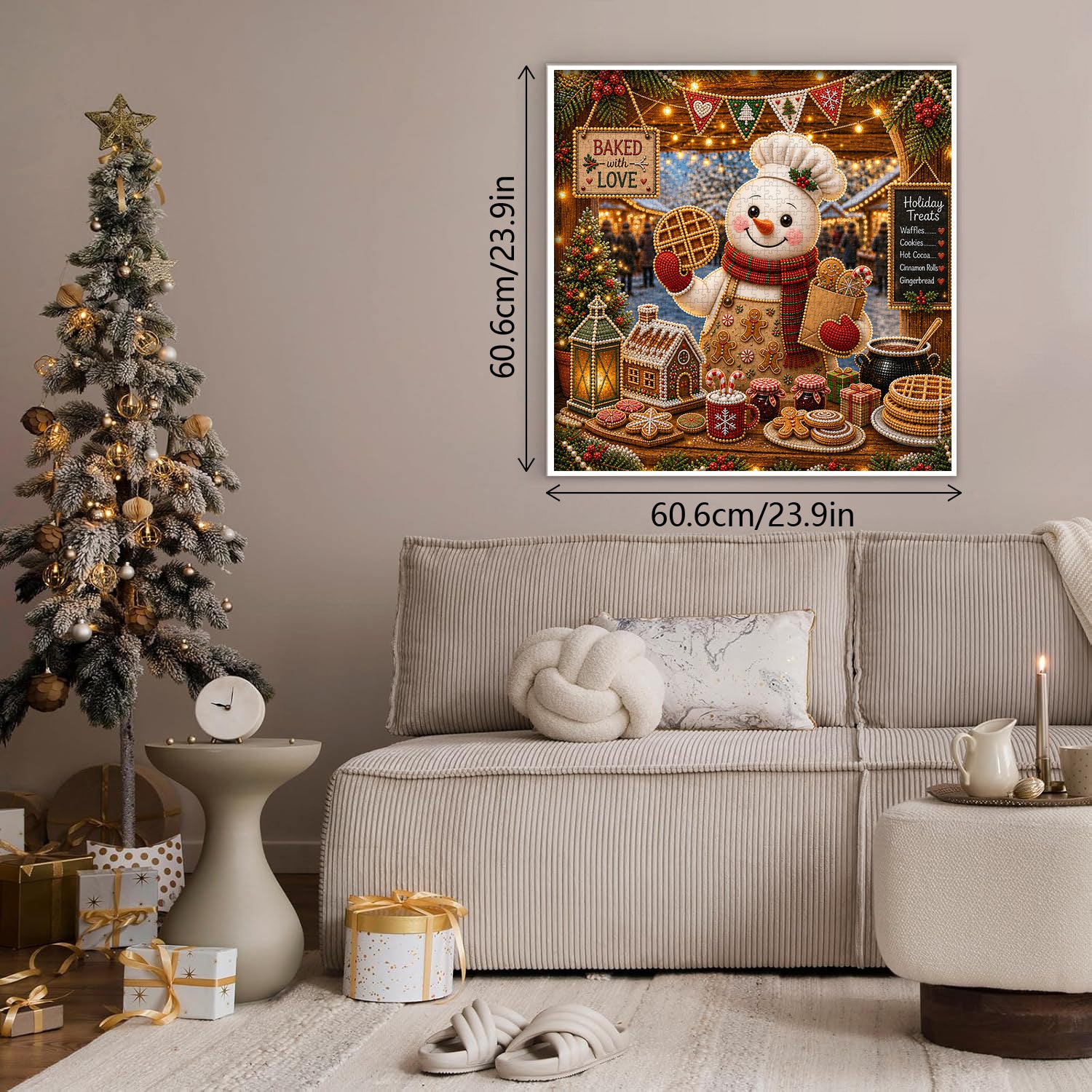 Snowman Baker Jigsaw Puzzle 1000 Pieces