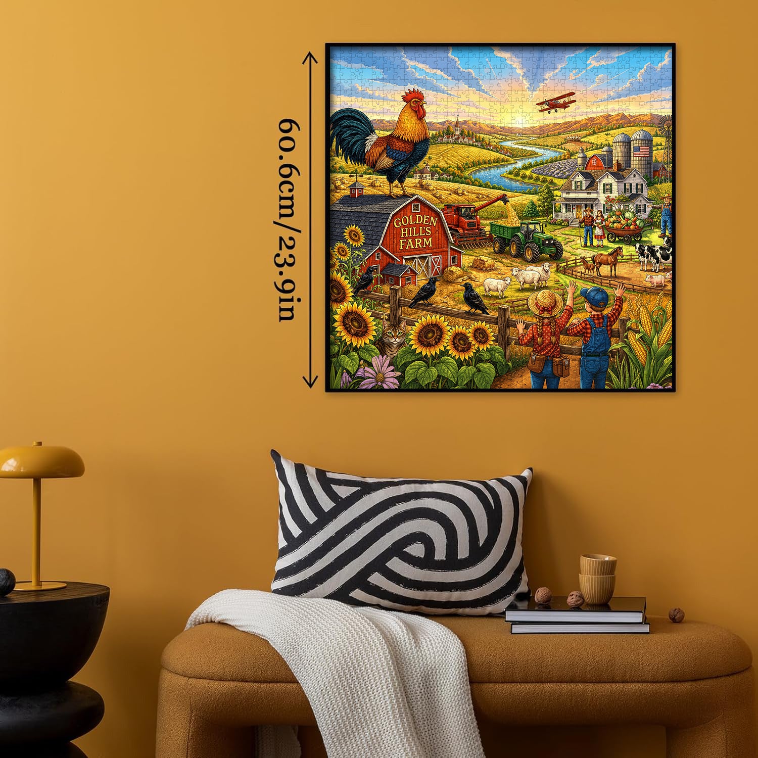 Golden Hills Farm Puzzle 1000 Teile