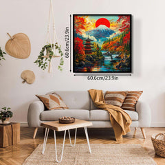 Rompecabezas de la Belleza Radiante de Fuji 1000 Piezas