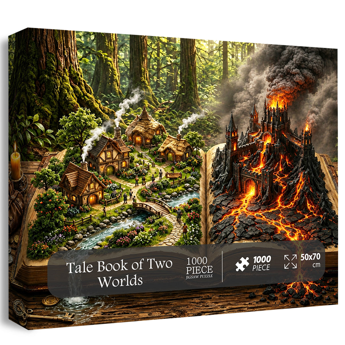 Tale Book of Two Worlds Jigsaw Puzzle 1000 Pieces