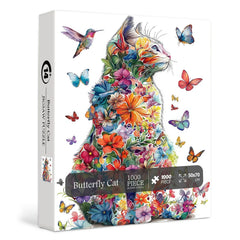 Butterfly Cat -Puzzle 1000 Stücke