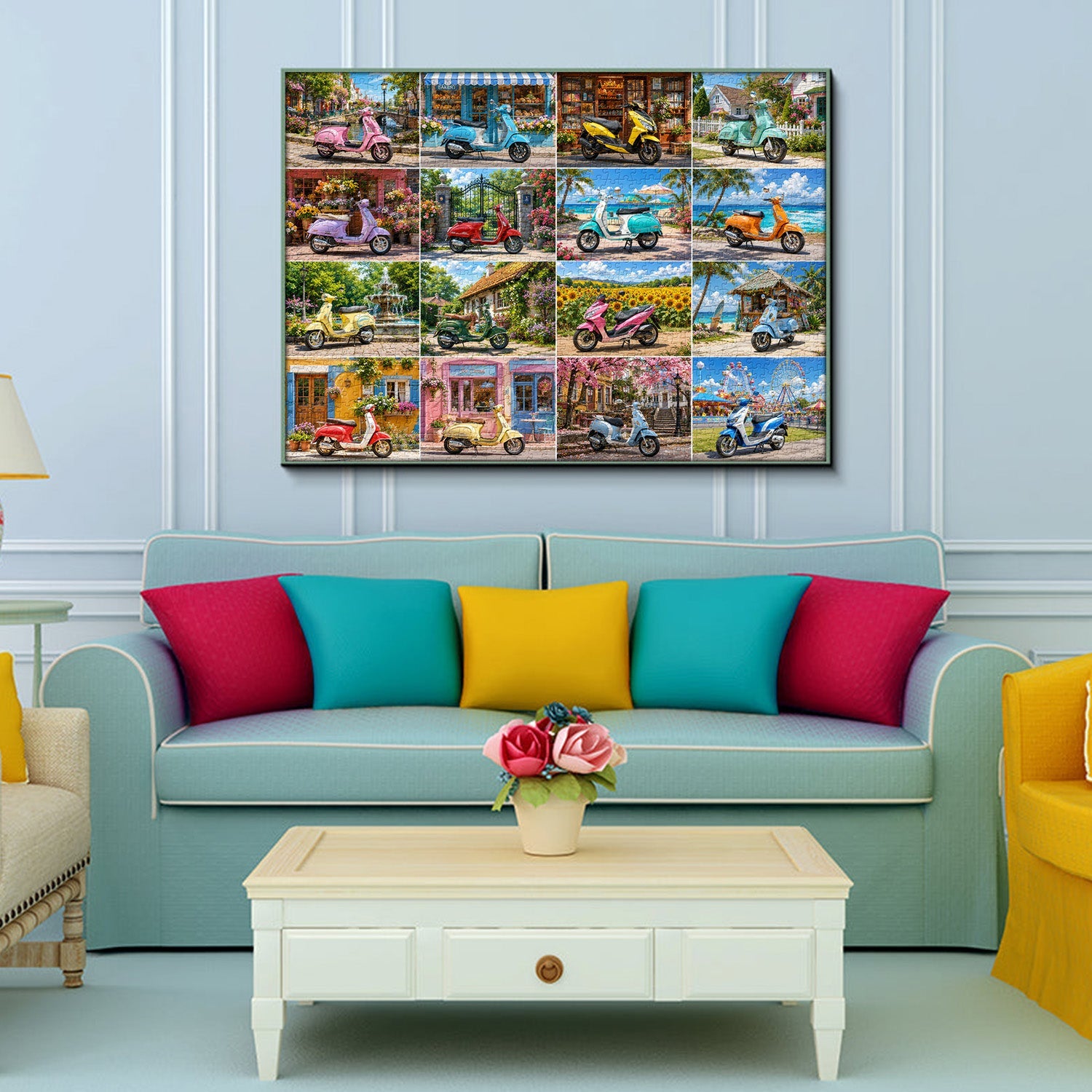 Dreamy Ride Grid Jigsaw Puzzle 1000 Pieces