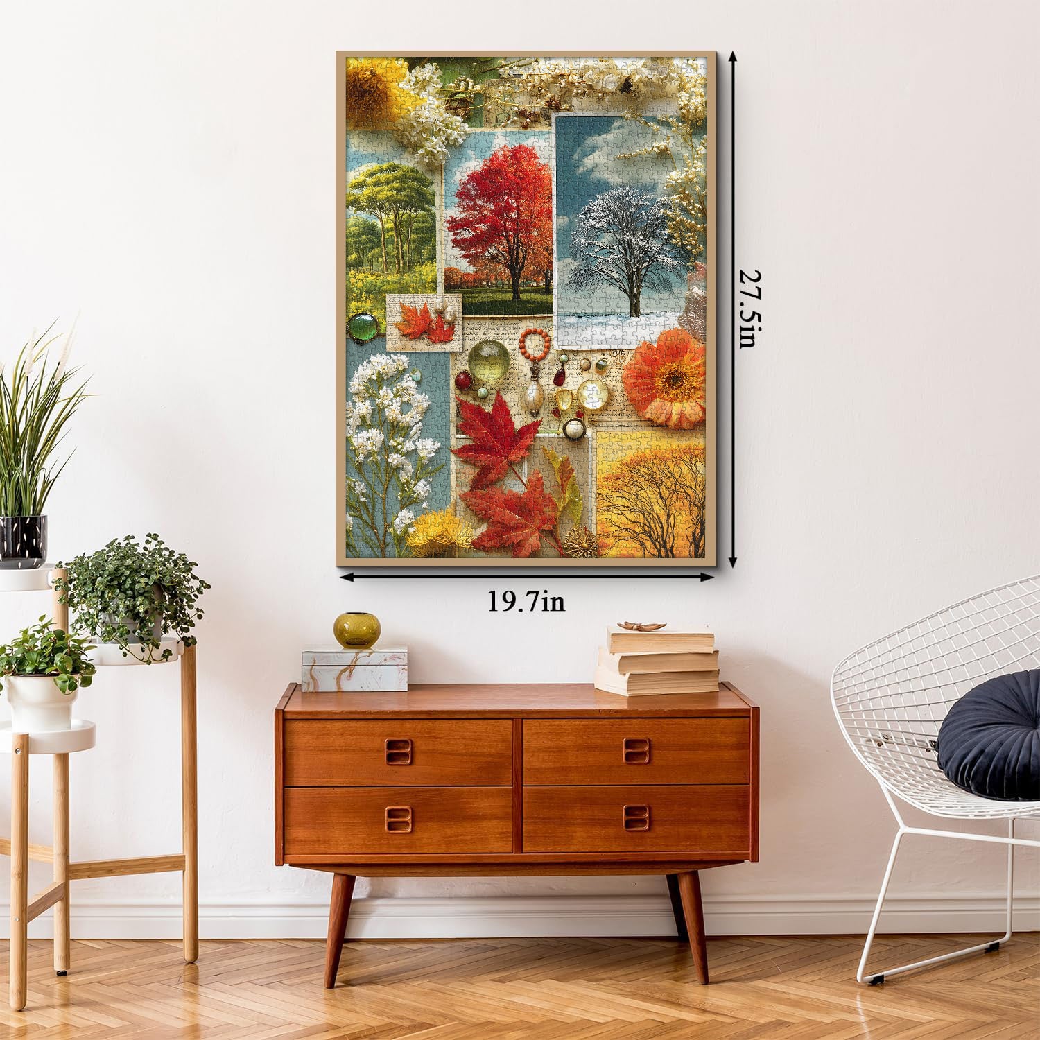 Letters of the Seasons Jigsaw Puzzle 1000 Pieces