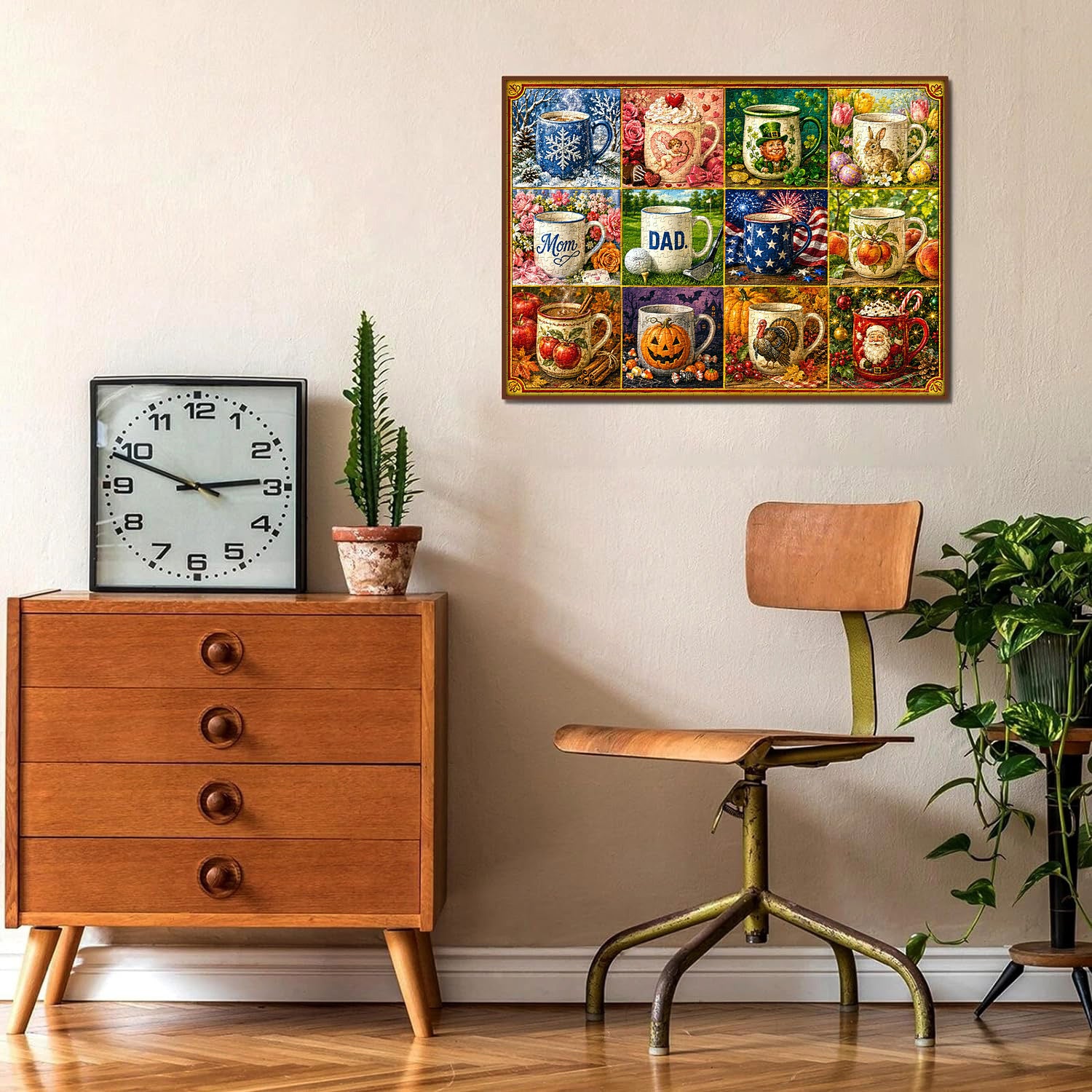 Holiday Mug Collection Jigsaw Puzzle 1000 Pieces