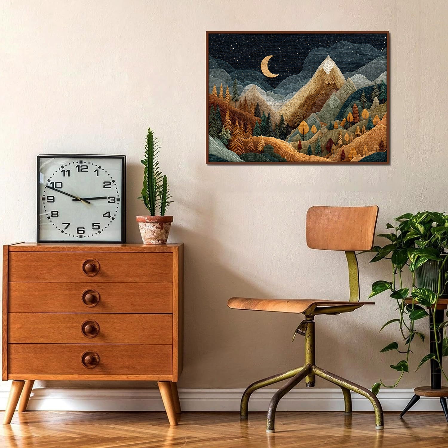 Puzzle di montagne in legno da 1000 pezzi