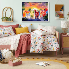 Sunset Ice Drinks Jigsaw Puzzle 1000 Pieces