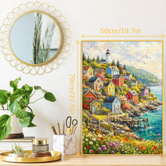 Sea Isle Town Jigsaw Puzzle 1000 Pieces