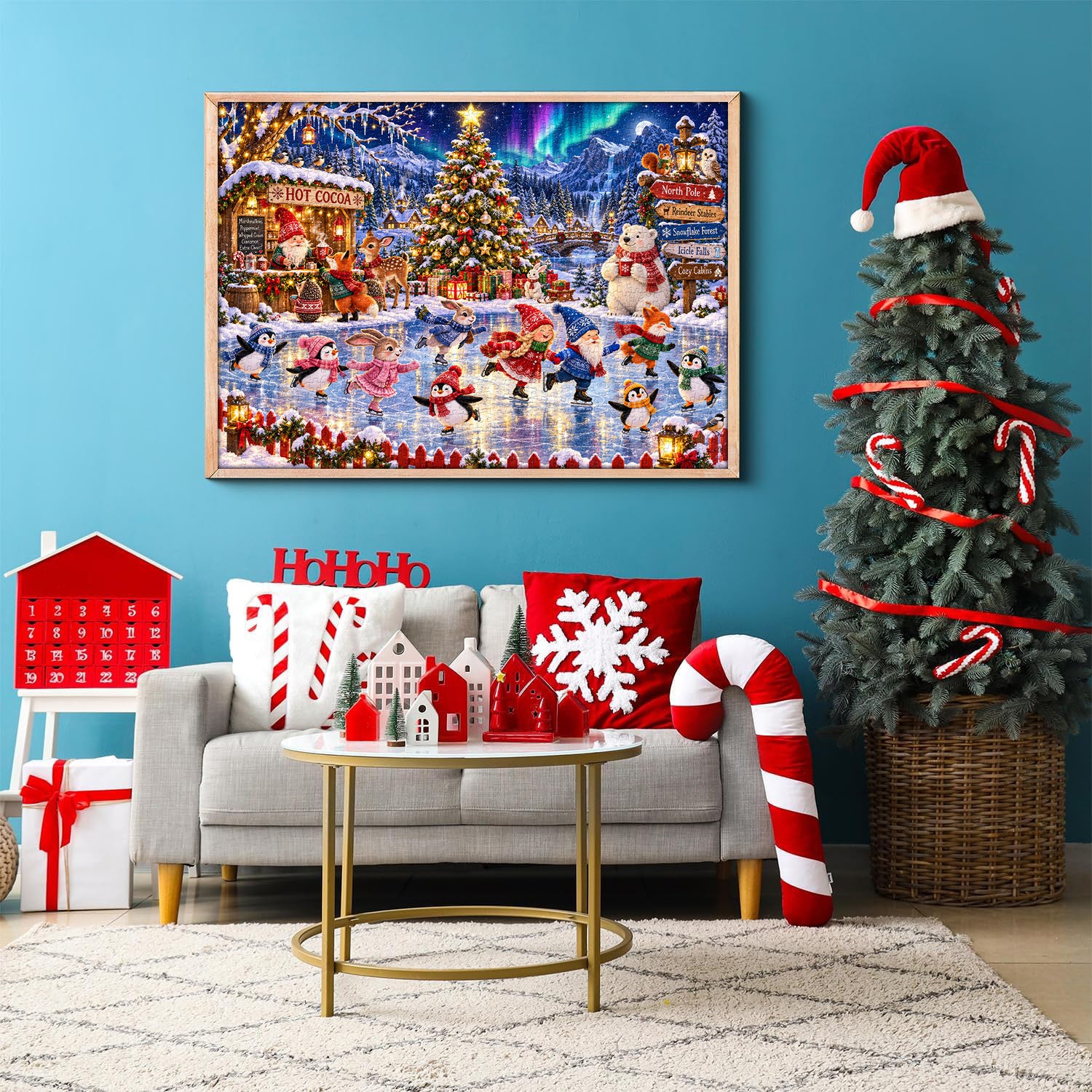Christmas Ice Party Jigsaw Puzzle 1000 Pieces