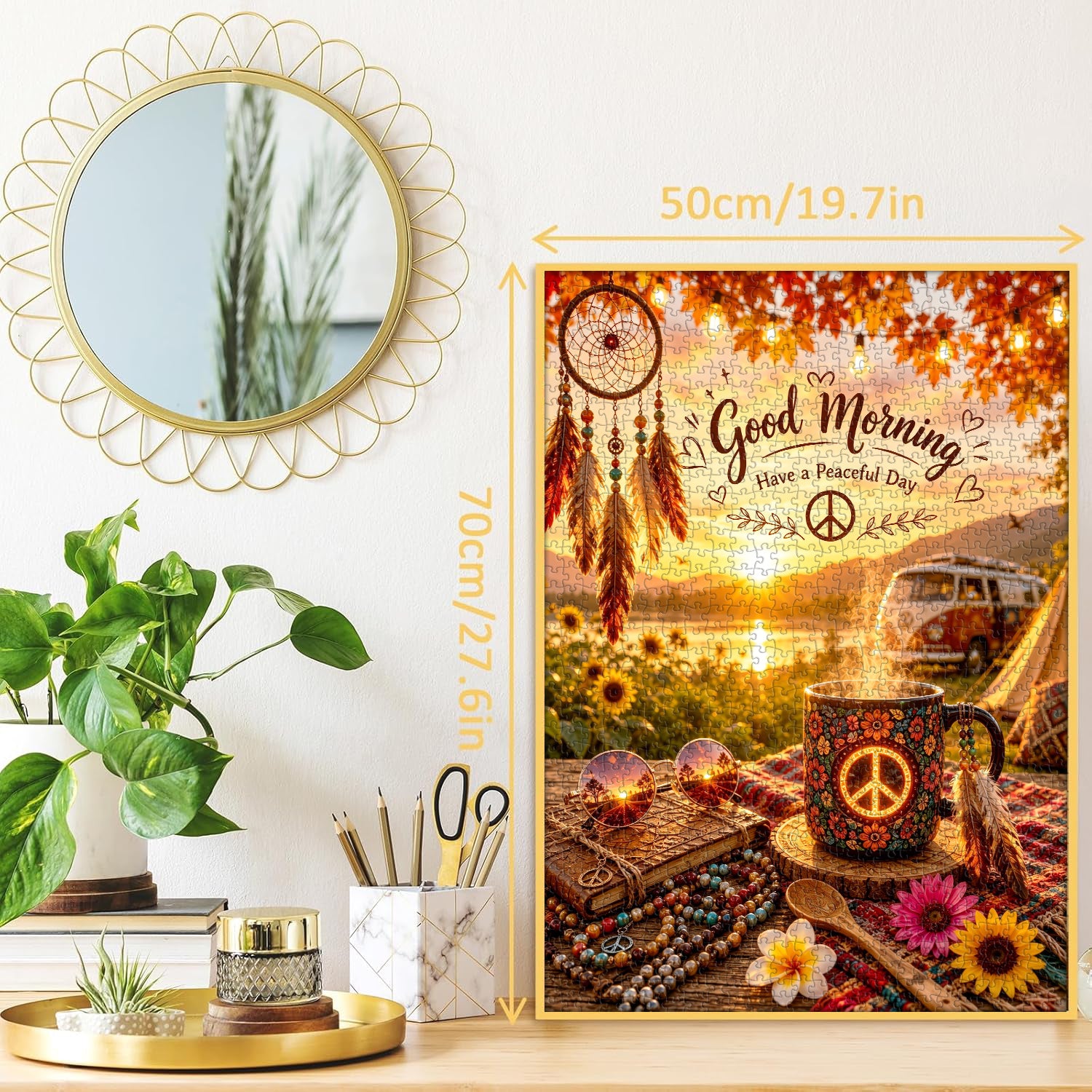 Puzzle Boho Morning Camp 1000 pezzi