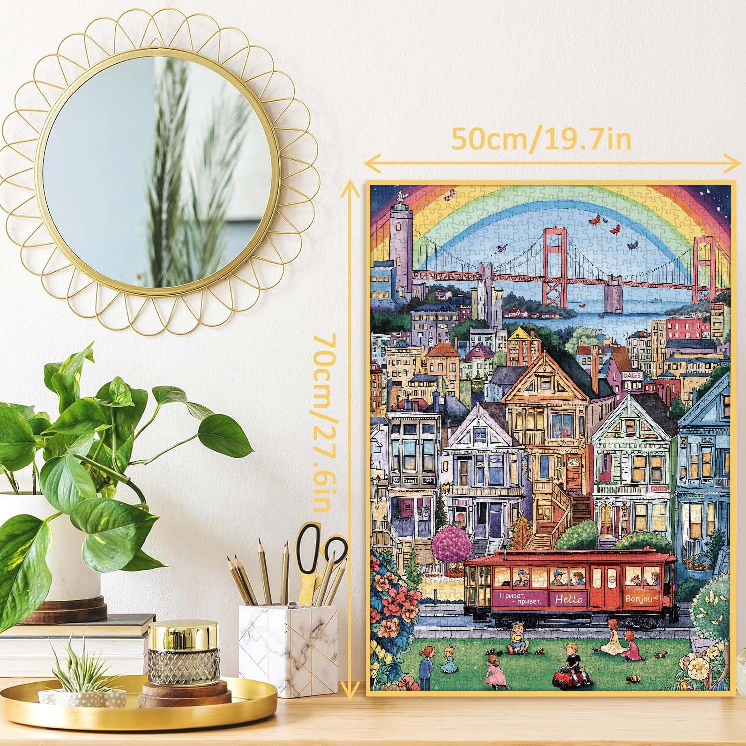 Colorful City Life Puzzle 1000 pièces