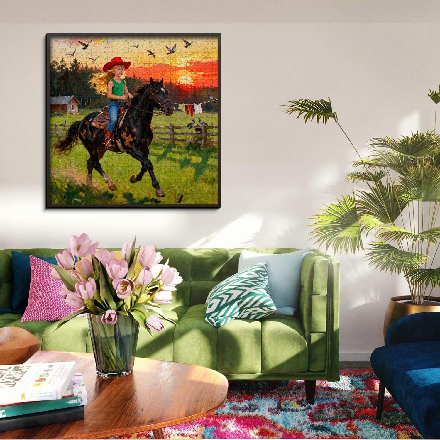 Galloping à Dusk Jigsaw Puzzle 1000 pièces