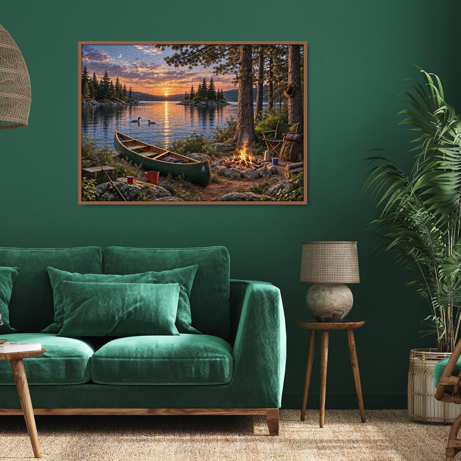 Lakeside Glow Jigsaw Puzzle 1000 Pieces